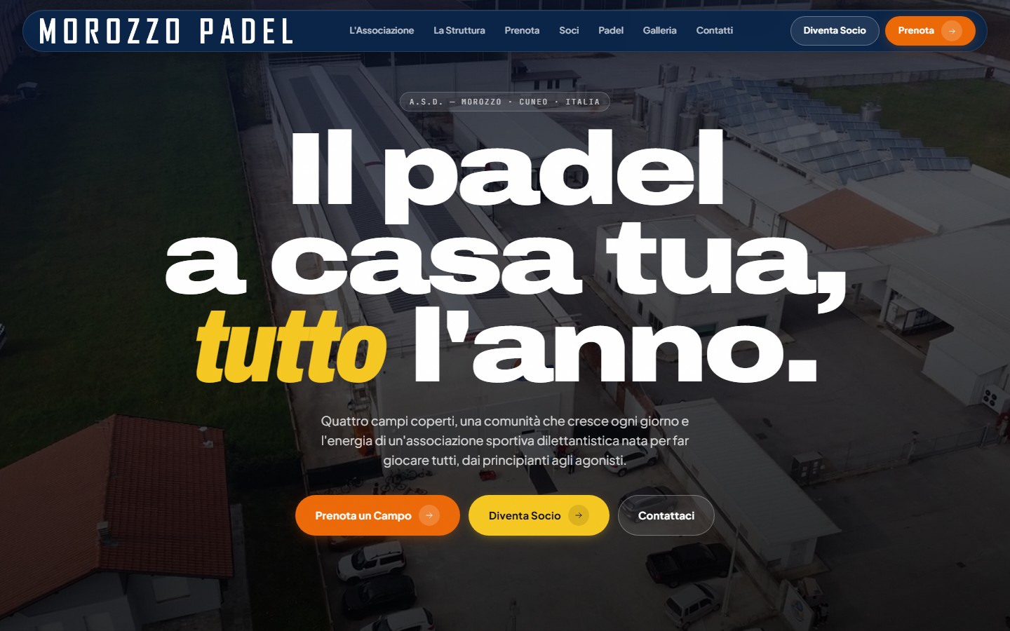 Morozzo Padel — rediseño LIBERA Studio