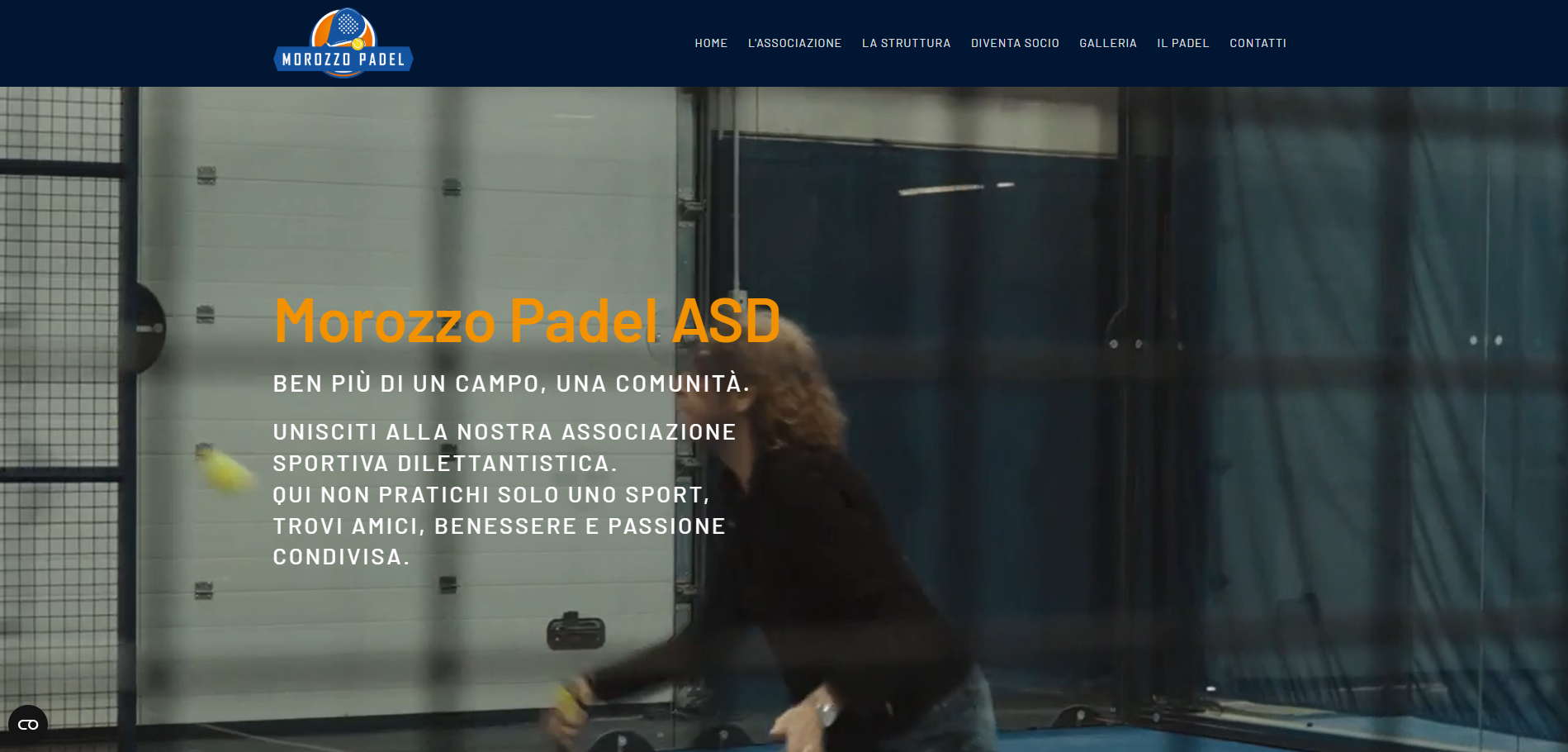 Morozzo Padel — sitio original