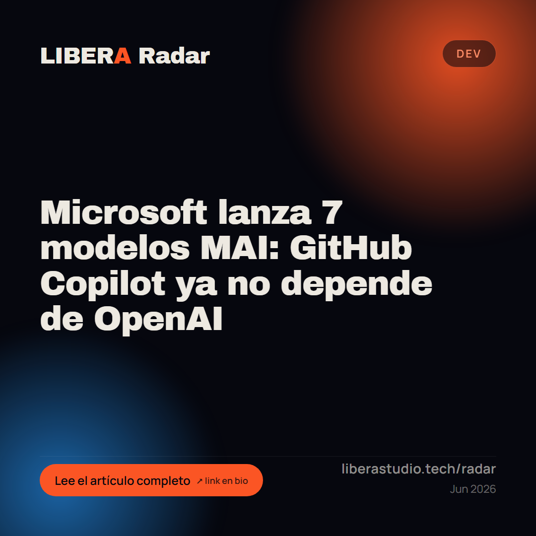 Microsoft lanza 7 modelos MAI: GitHub Copilot ya no depende de OpenAI